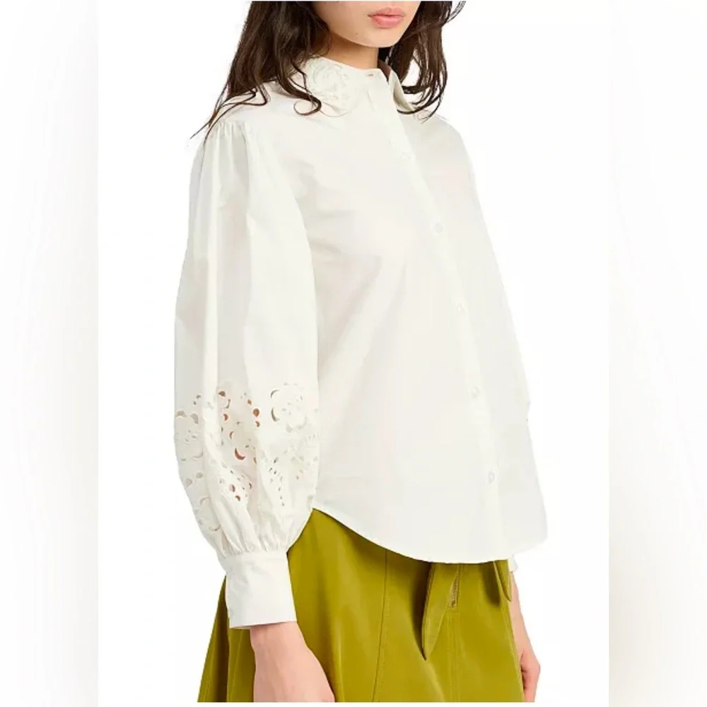 Anthropologie elegant white